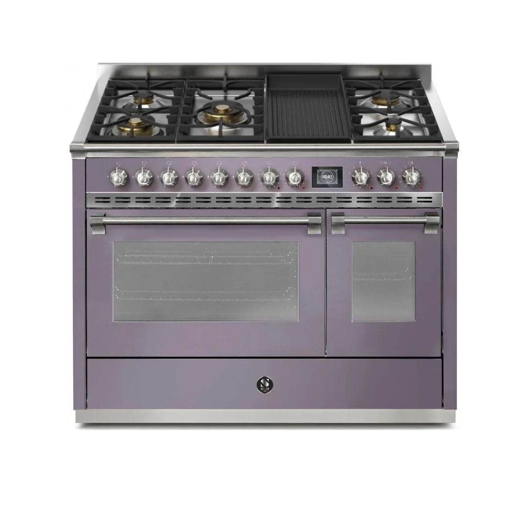 STEEL Cucine Ascot 120 cm - 5 Burners - Gas Fuel - Carvers Interiors - Cookers and Bathroom Showroom Wolverhampton