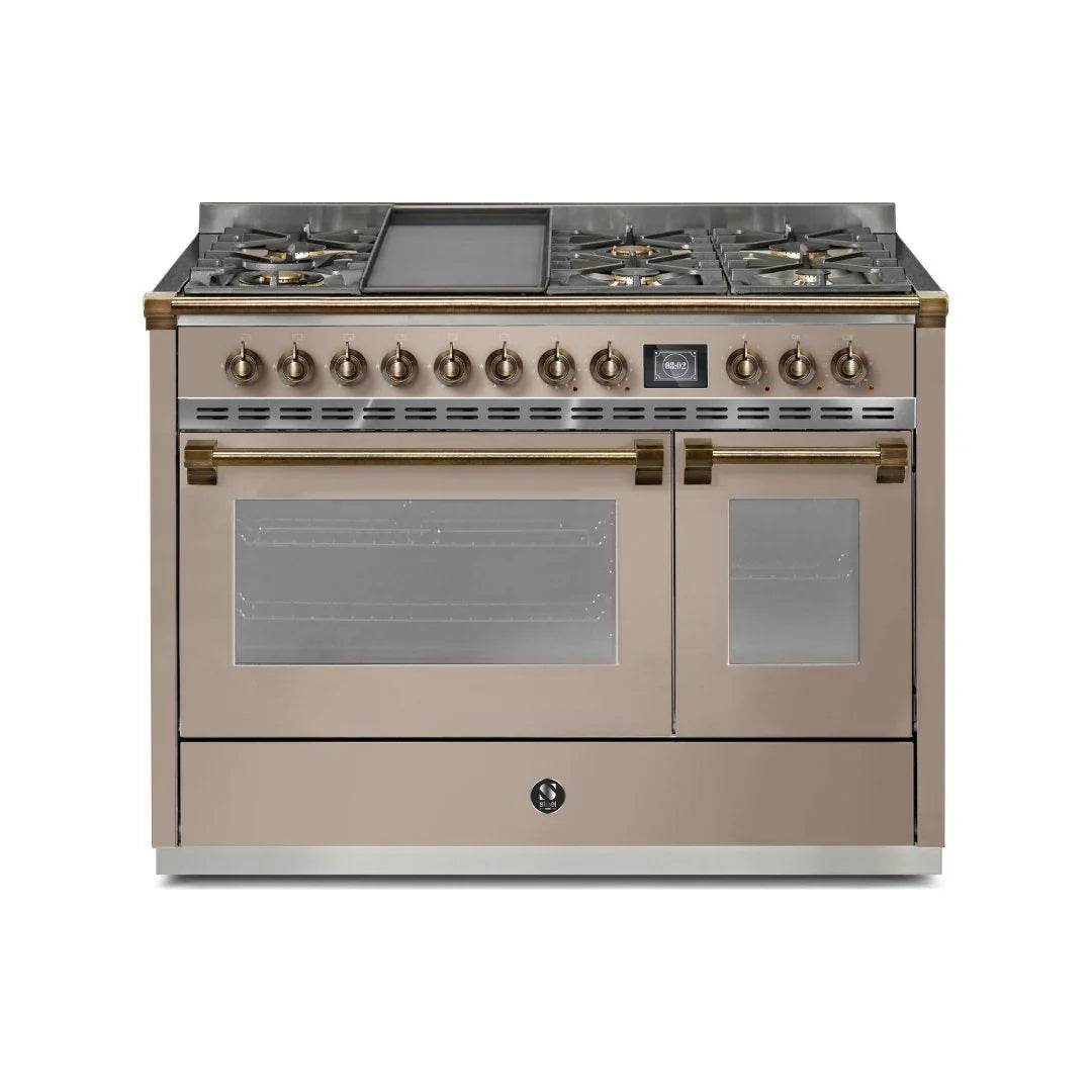 STEEL Cucine Ascot 120 cm - 6 Burners - Gas Fuel - Carvers Interiors - Steel Cucine