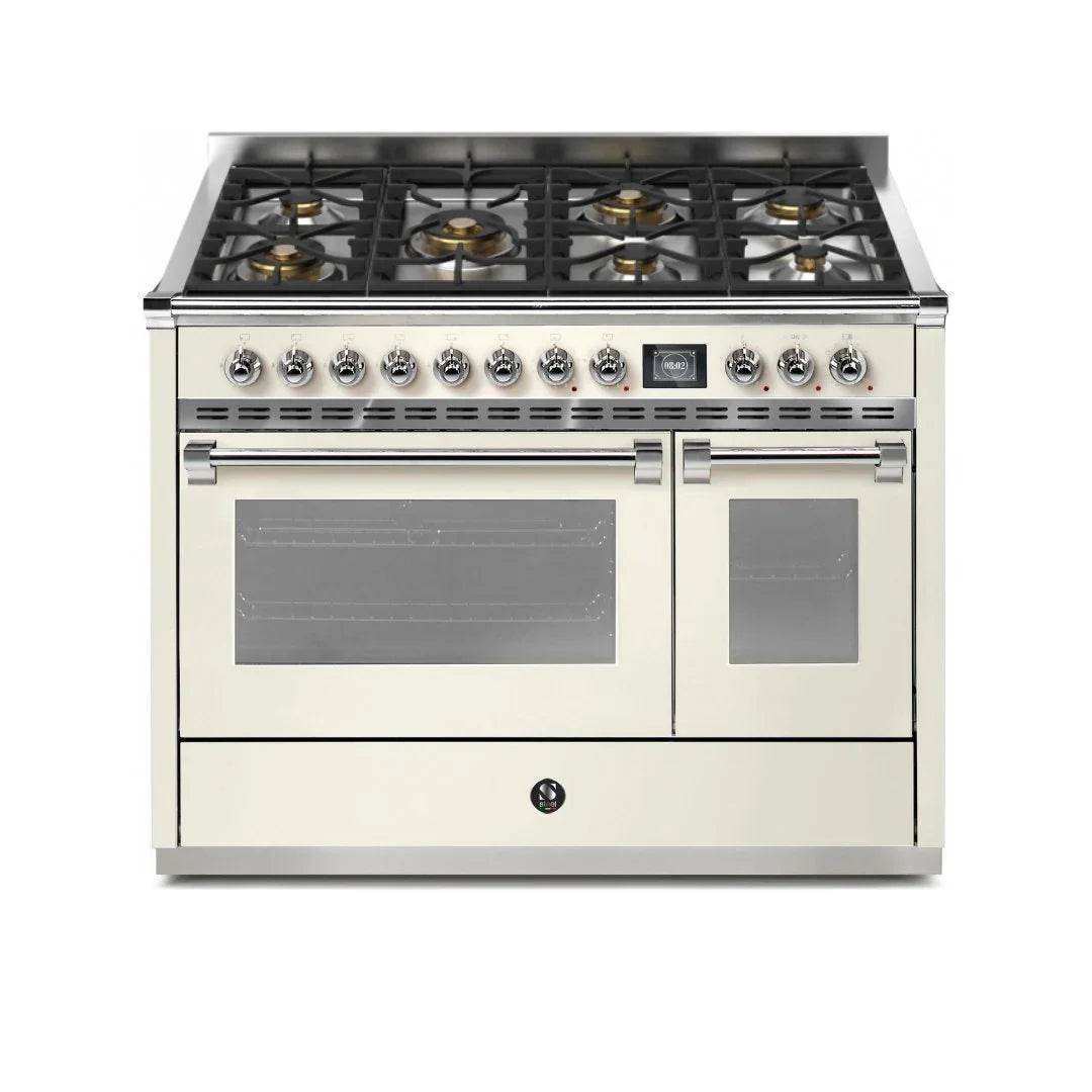 STEEL Cucine Ascot 120 cm - 7 Burners - Gas Fuel - Carvers Interiors - Cookers and Bathroom Showroom Wolverhampton