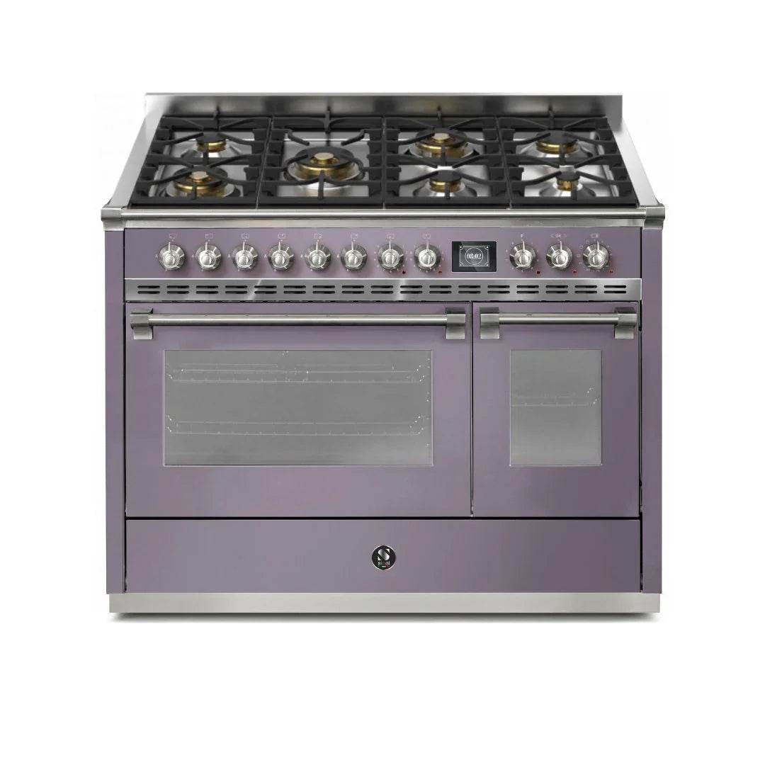 STEEL Cucine Ascot 120 cm - 7 Burners - Gas Fuel - Carvers Interiors - Cookers and Bathroom Showroom Wolverhampton
