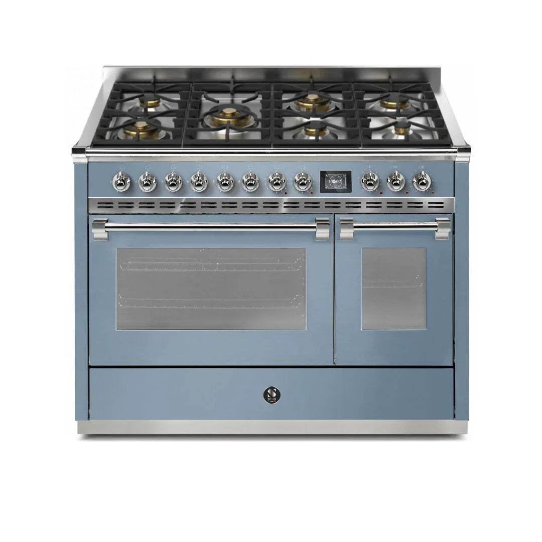 STEEL Cucine Ascot 120 cm - 7 Burners - Gas Fuel - Carvers Interiors - Cookers and Bathroom Showroom Wolverhampton