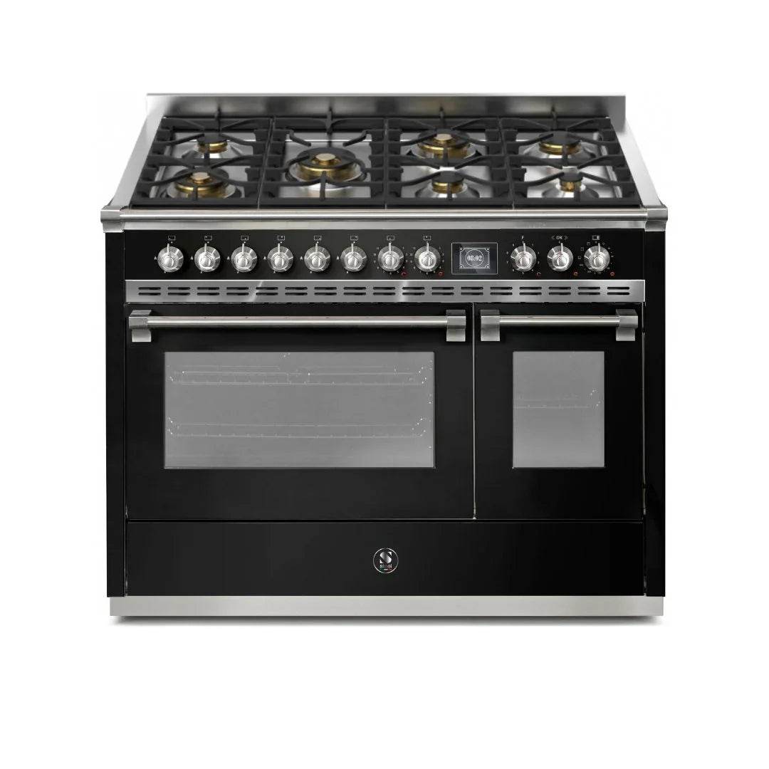 STEEL Cucine Ascot 120 cm - 7 Burners - Gas Fuel - Carvers Interiors - Cookers and Bathroom Showroom Wolverhampton