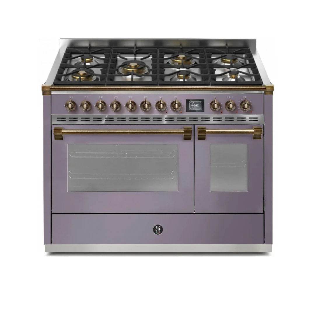 STEEL Cucine Ascot 120 cm - 7 Burners - Gas Fuel - Carvers Interiors - Cookers and Bathroom Showroom Wolverhampton