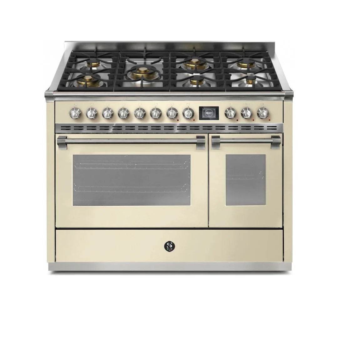 STEEL Cucine Ascot 120 cm - 7 Burners - Gas Fuel - Carvers Interiors - Cookers and Bathroom Showroom Wolverhampton