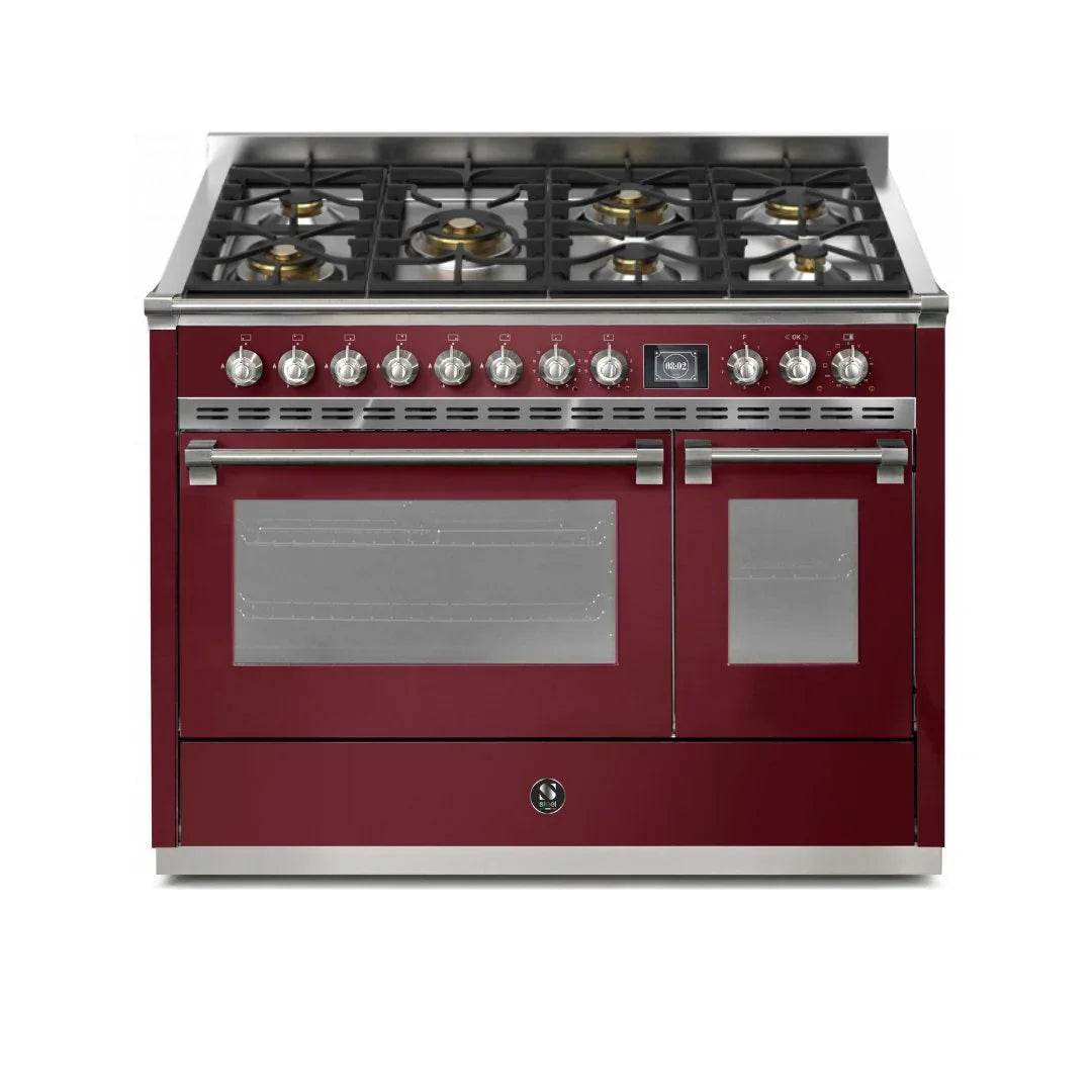 STEEL Cucine Ascot 120 cm - 7 Burners - Gas Fuel - Carvers Interiors - Cookers and Bathroom Showroom Wolverhampton