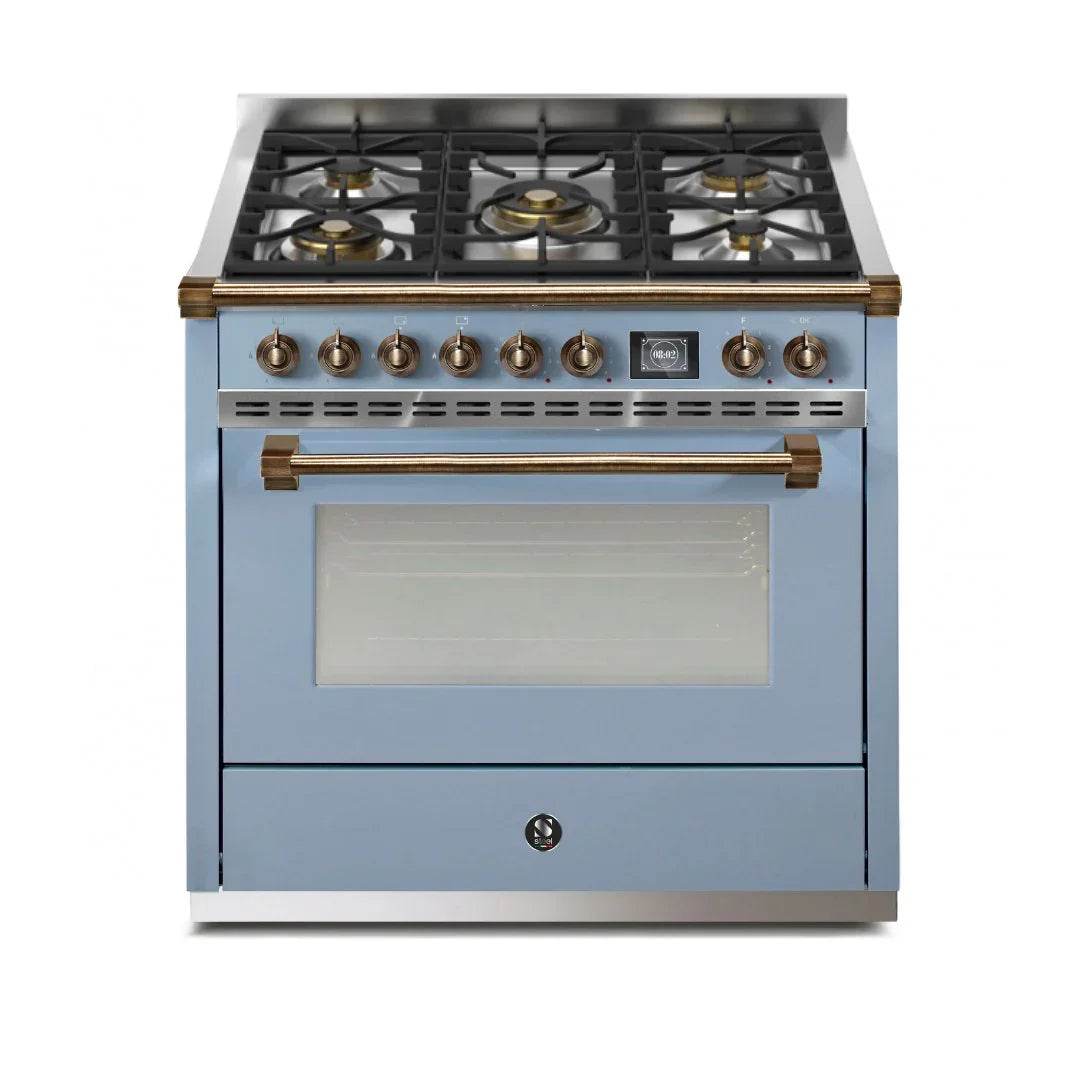 STEEL Cucine Ascot 90 cm - Gas Fuel - Carvers Interiors - Cookers and Bathroom Showroom Wolverhampton