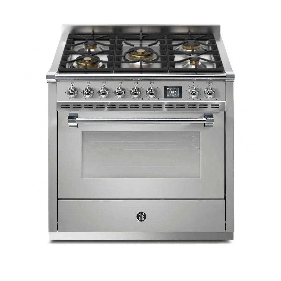 STEEL Cucine Ascot 90 cm - Gas Fuel - Carvers Interiors - Cookers and Bathroom Showroom Wolverhampton