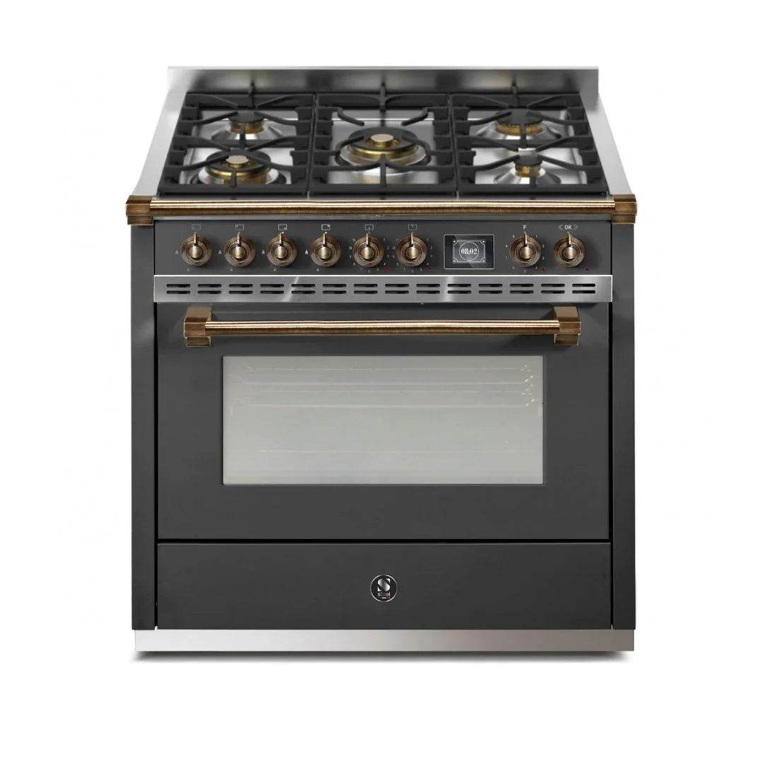 STEEL Cucine Ascot 90 cm - Gas Fuel - Carvers Interiors - Cookers and Bathroom Showroom Wolverhampton-45