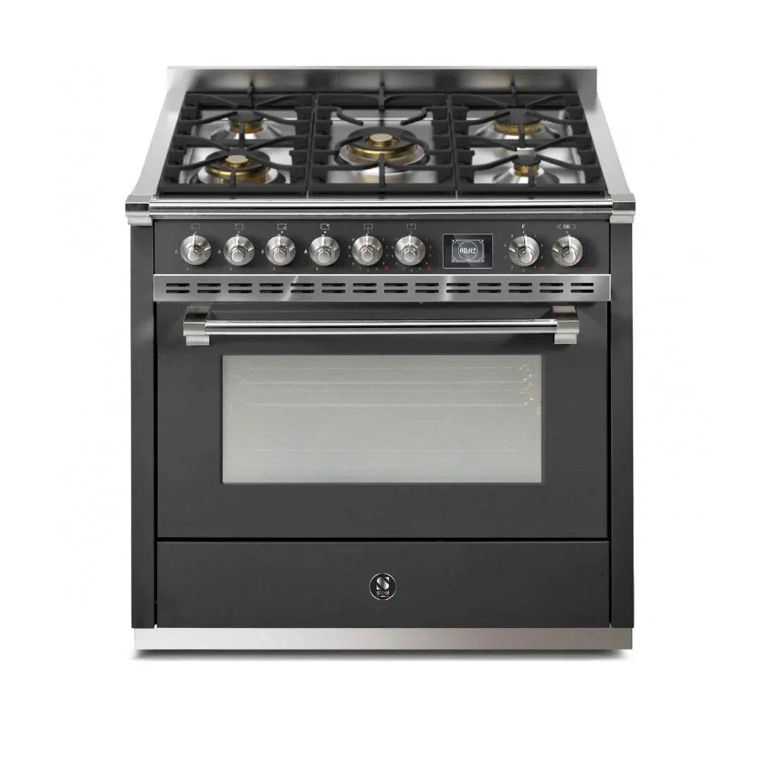 STEEL Cucine Ascot 90 cm - Gas Fuel - Carvers Interiors - Cookers and Bathroom Showroom Wolverhampton
