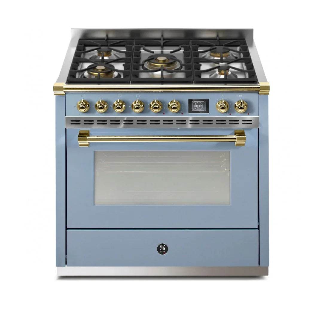 STEEL Cucine Ascot 90 cm - Gas Fuel - Carvers Interiors - Cookers and Bathroom Showroom Wolverhampton