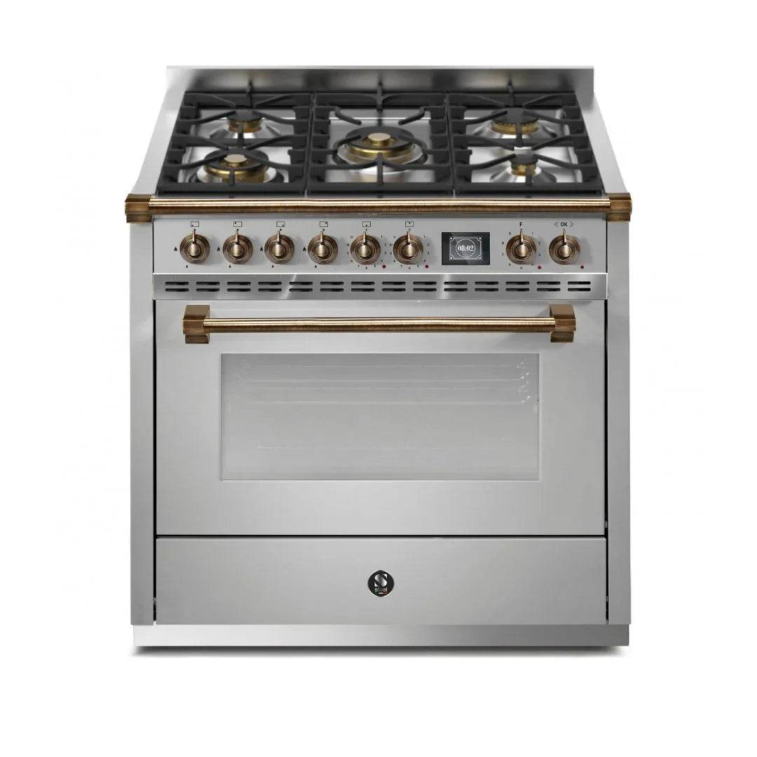 STEEL Cucine Ascot 90 cm - Gas Fuel - Carvers Interiors - Cookers and Bathroom Showroom Wolverhampton