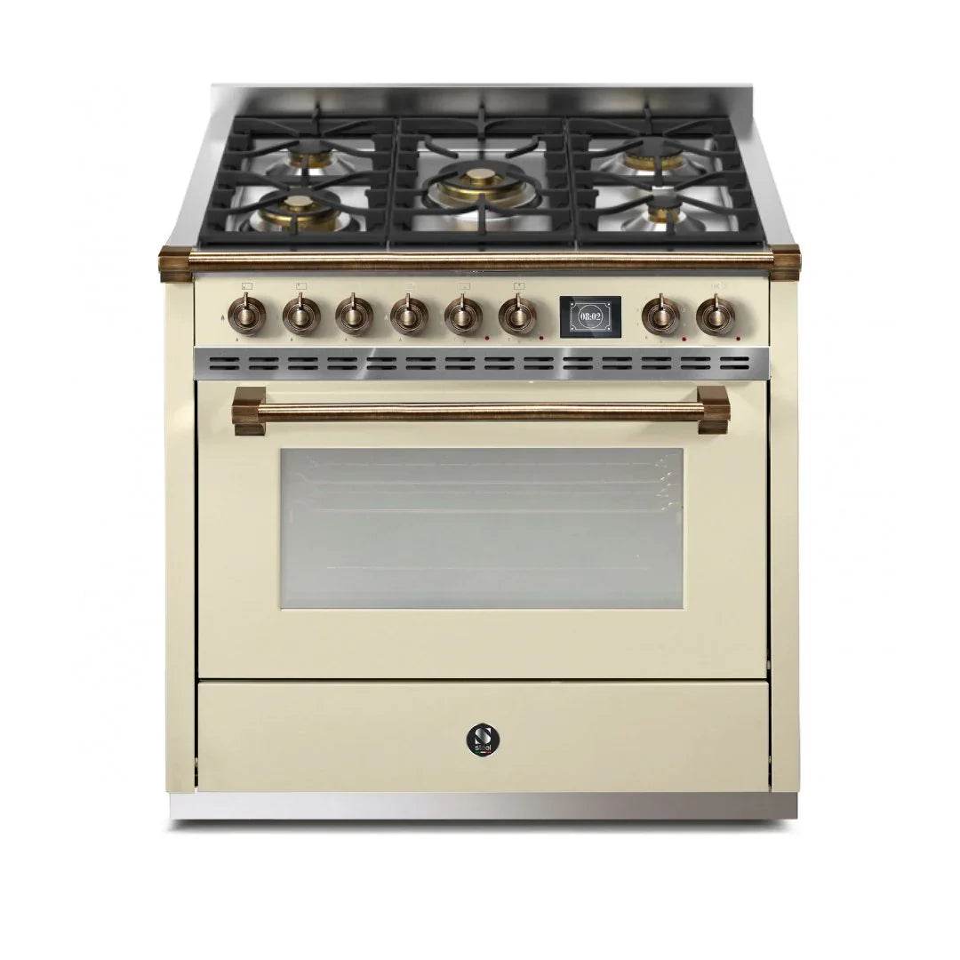 STEEL Cucine Ascot 90 cm - Gas Fuel - Carvers Interiors - Cookers and Bathroom Showroom Wolverhampton