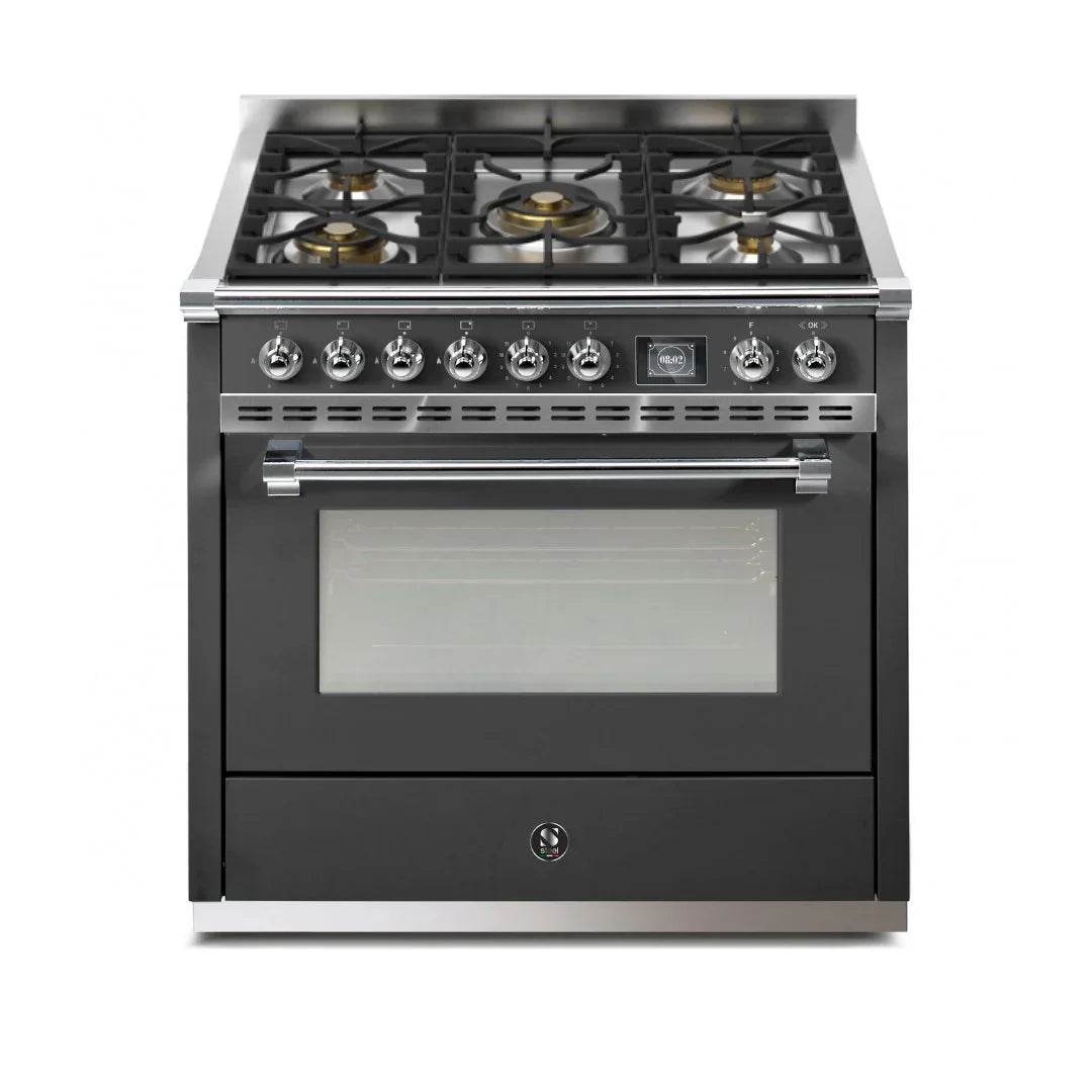 STEEL Cucine Ascot 90 cm - Gas Fuel - Carvers Interiors - Cookers and Bathroom Showroom Wolverhampton