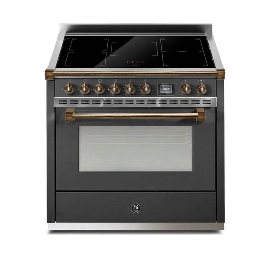 STEEL Cucine Ascot 90 cm - Induction - Carvers Interiors - Cookers and Bathroom Showroom Wolverhampton