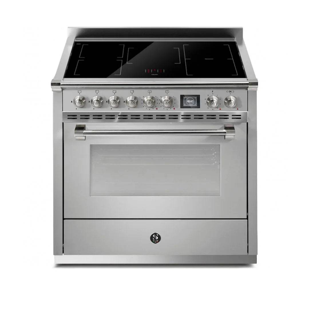 STEEL Cucine Ascot 90 cm - Induction - Carvers Interiors - Cookers and Bathroom Showroom Wolverhampton