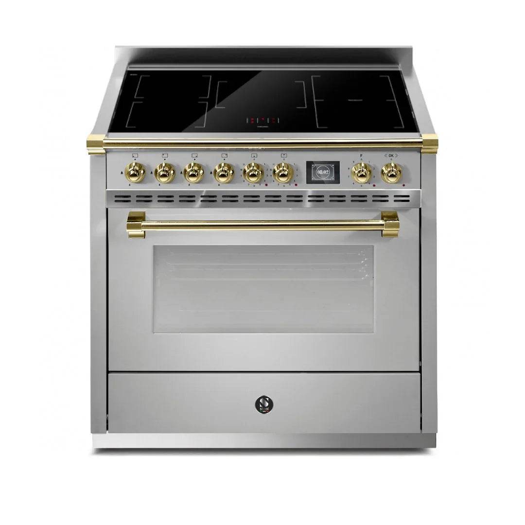 STEEL Cucine Ascot 90 cm - Induction - Carvers Interiors - Cookers and Bathroom Showroom Wolverhampton