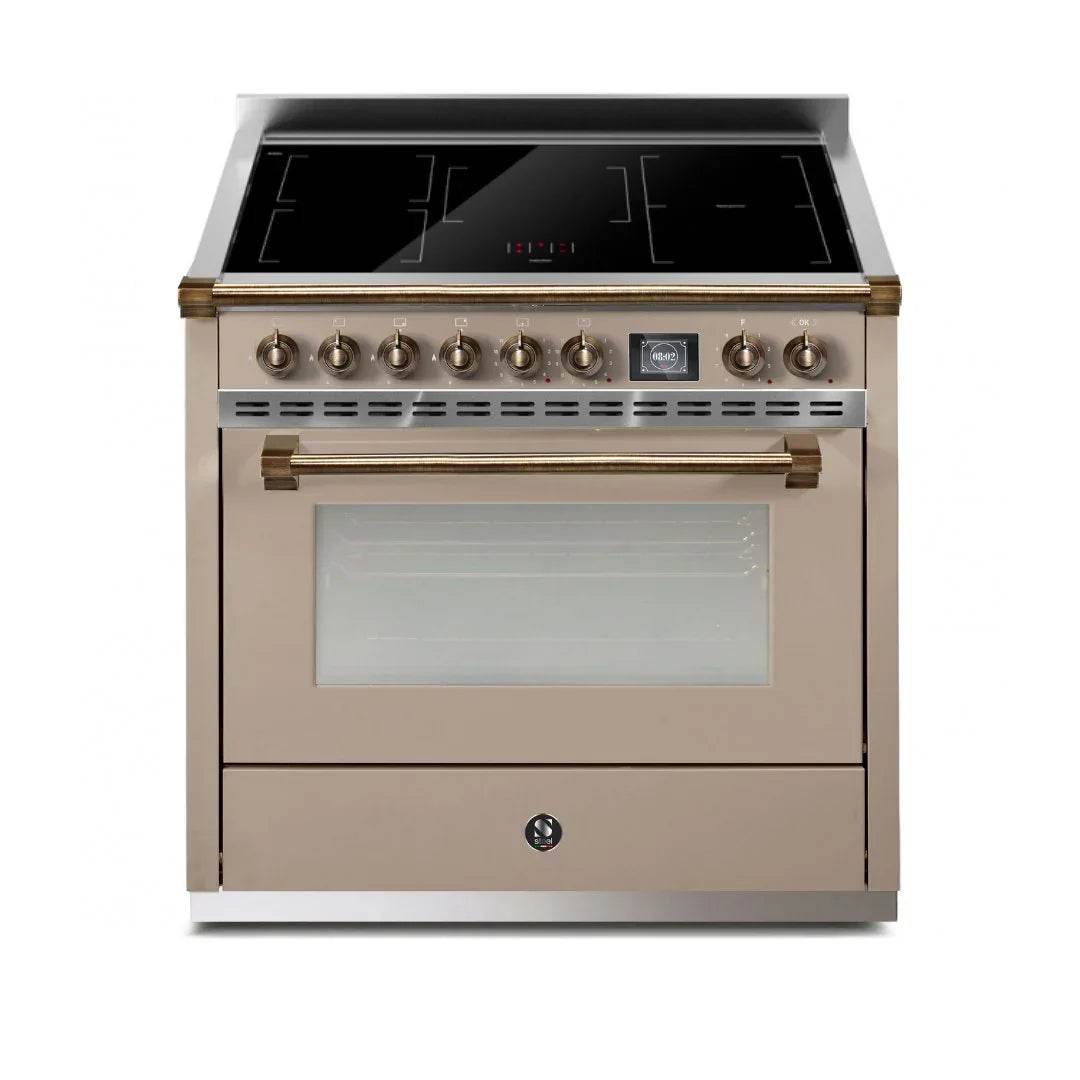 STEEL Cucine Ascot 90 cm - Induction - Carvers Interiors - Cookers and Bathroom Showroom Wolverhampton