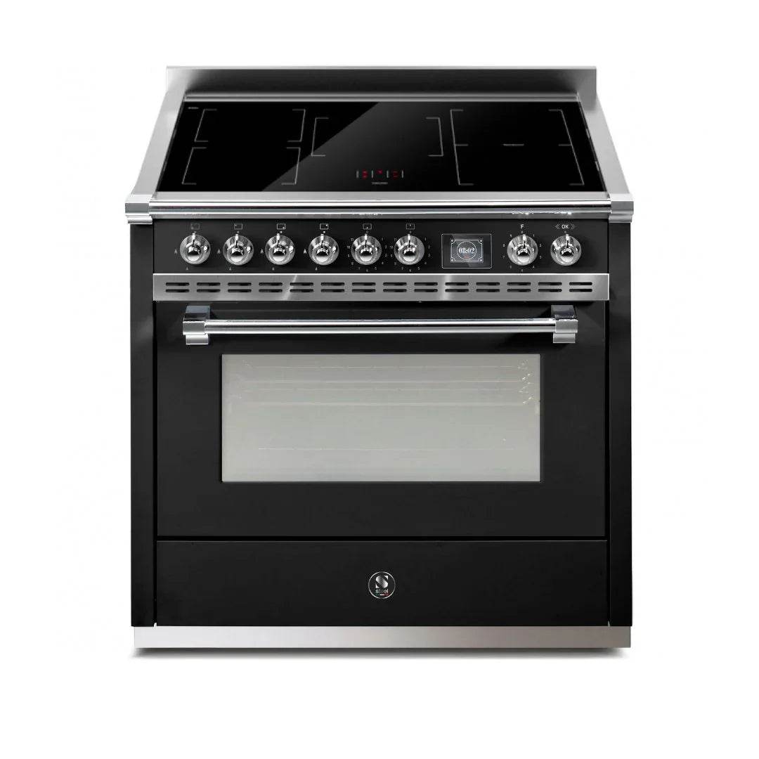 STEEL Cucine Ascot 90 cm - Induction - Carvers Interiors - Cookers and Bathroom Showroom Wolverhampton