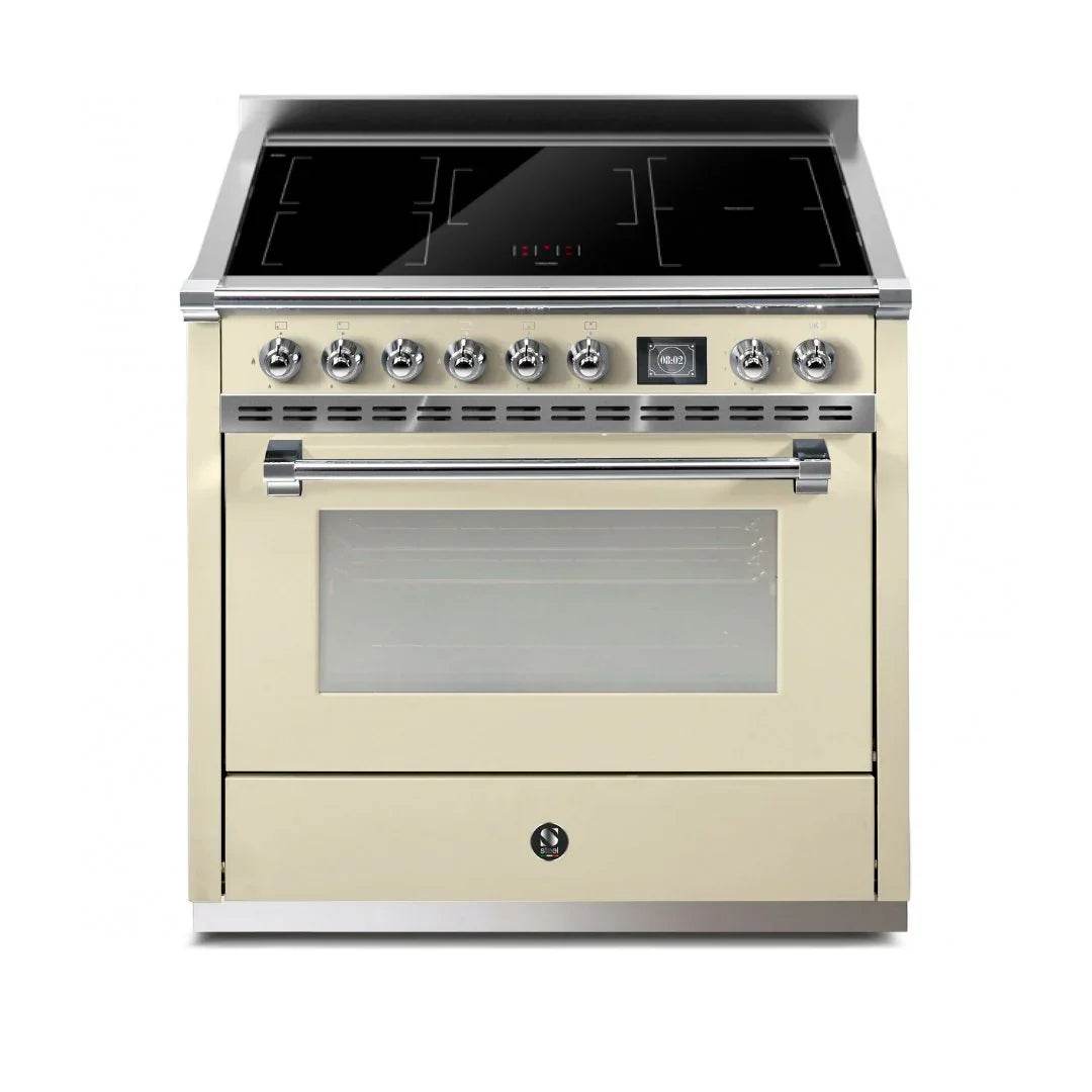 STEEL Cucine Ascot 90 cm - Induction - Carvers Interiors - Cookers and Bathroom Showroom Wolverhampton