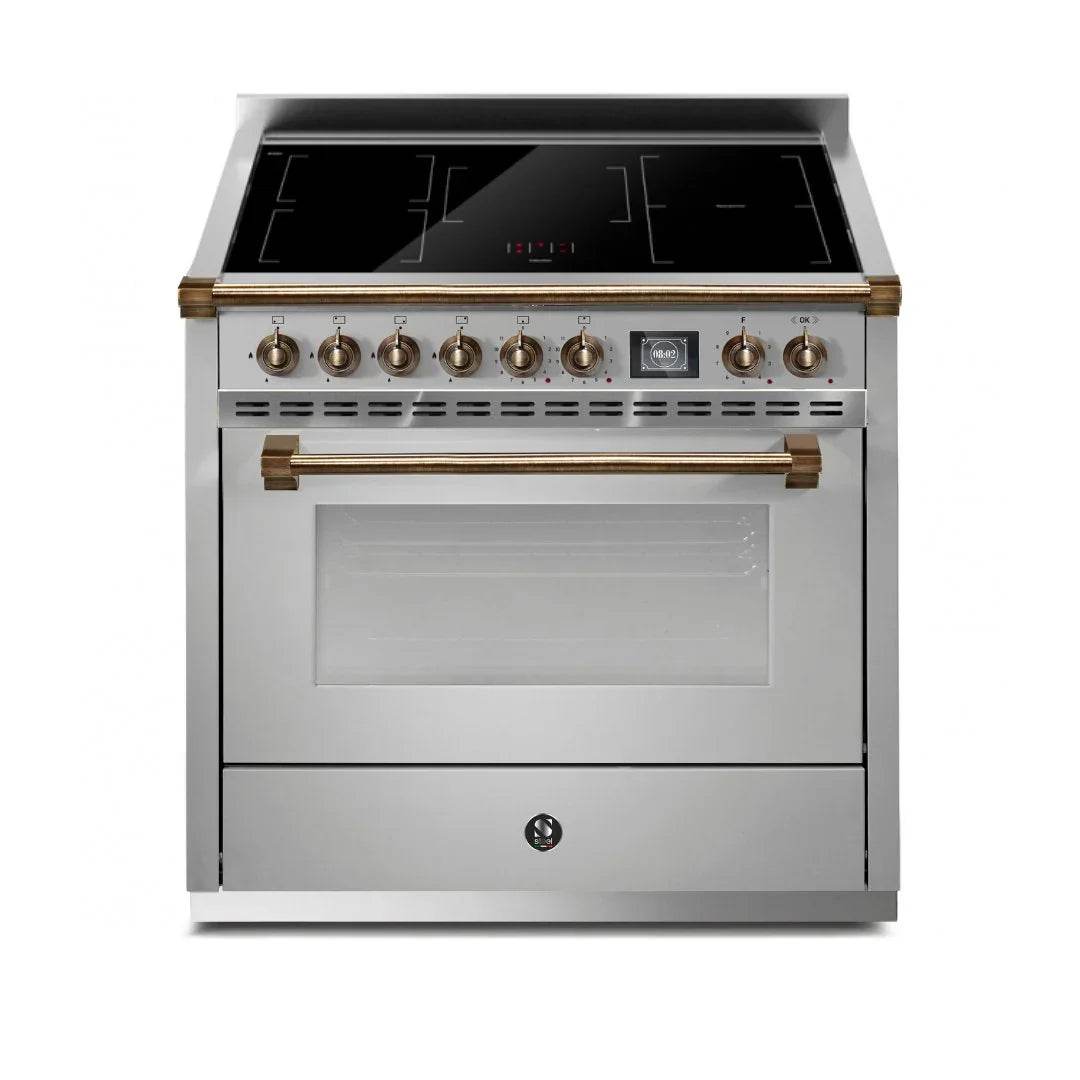 STEEL Cucine Ascot 90 cm - Induction - Carvers Interiors - Cookers and Bathroom Showroom Wolverhampton