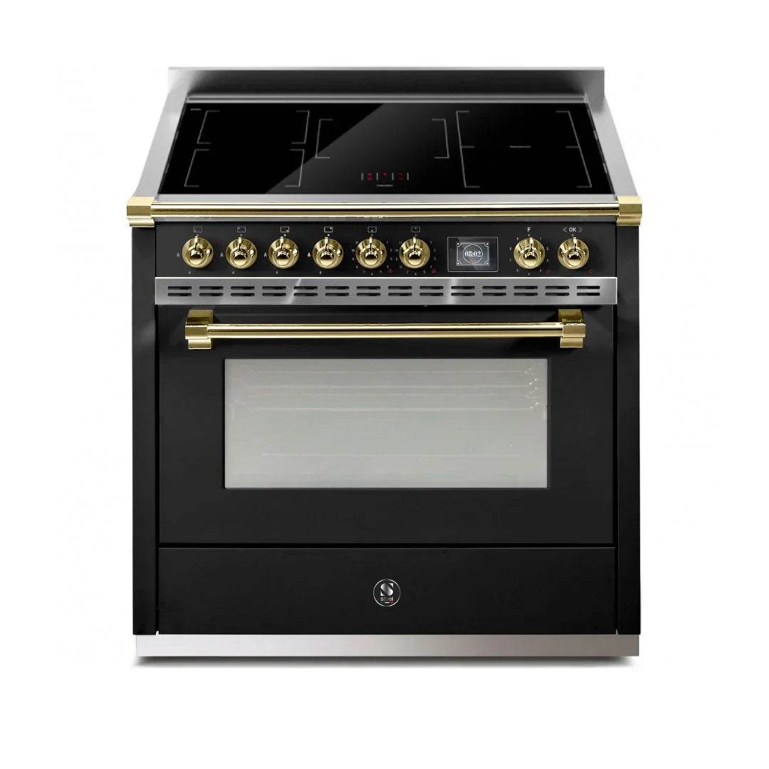 STEEL Cucine Ascot 90 cm - Induction - Carvers Interiors - Cookers and Bathroom Showroom Wolverhampton