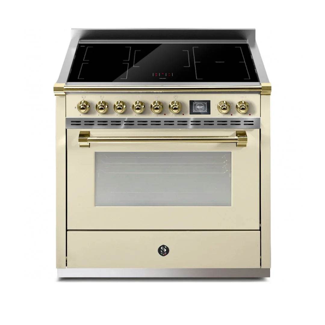 STEEL Cucine Ascot 90 cm - Induction - Carvers Interiors - Cookers and Bathroom Showroom Wolverhampton