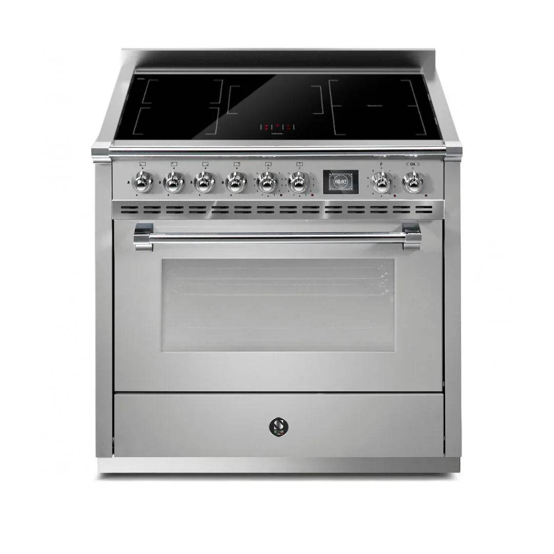 STEEL Cucine Ascot 90 cm - Induction - Carvers Interiors - Cookers and Bathroom Showroom Wolverhampton