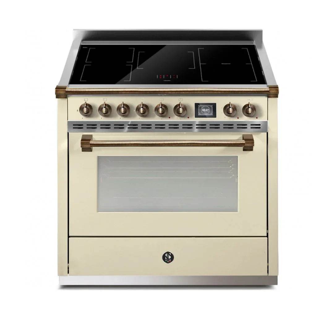 STEEL Cucine Ascot 90 cm - Induction - Carvers Interiors - Cookers and Bathroom Showroom Wolverhampton