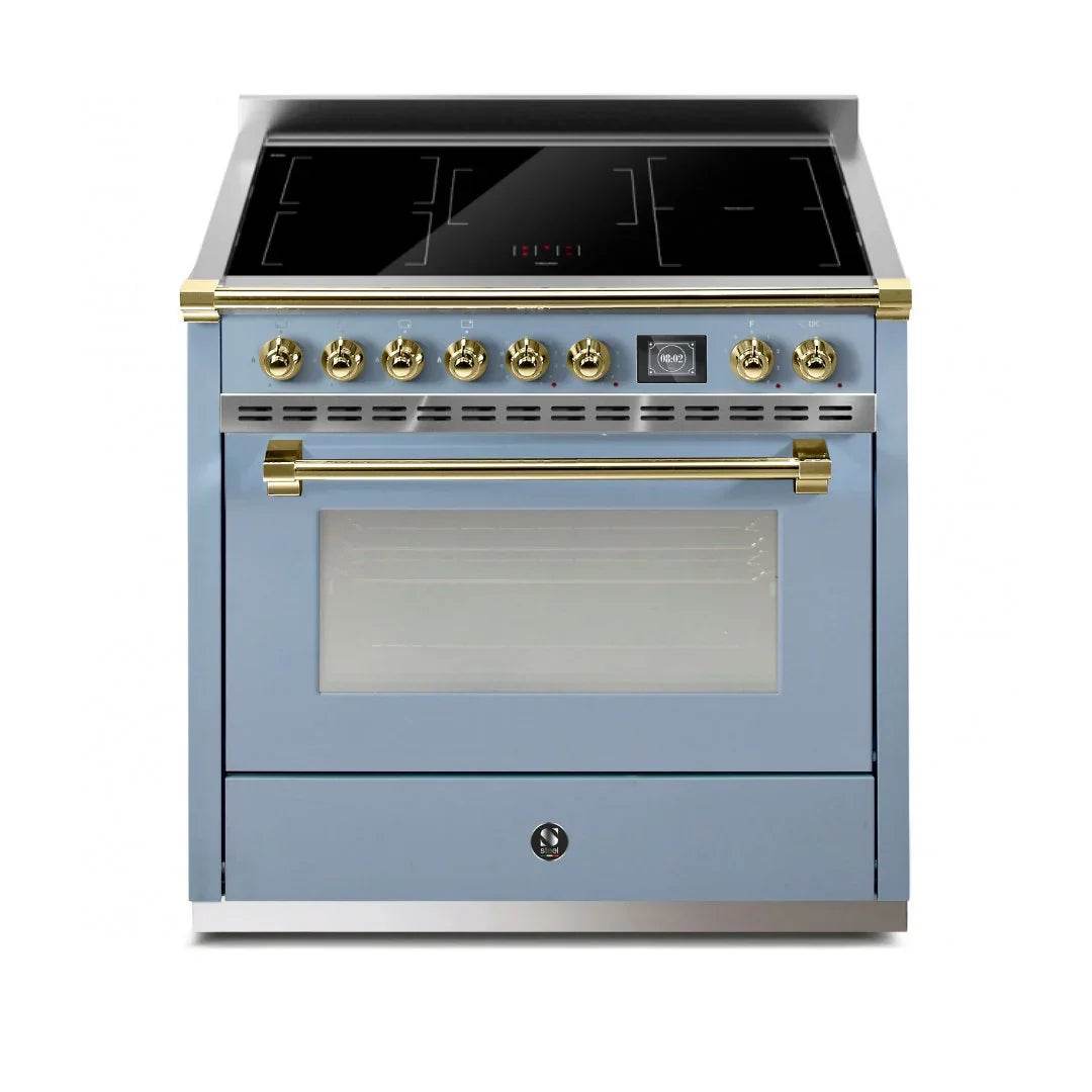 STEEL Cucine Ascot 90 cm - Induction - Carvers Interiors - Cookers and Bathroom Showroom Wolverhampton