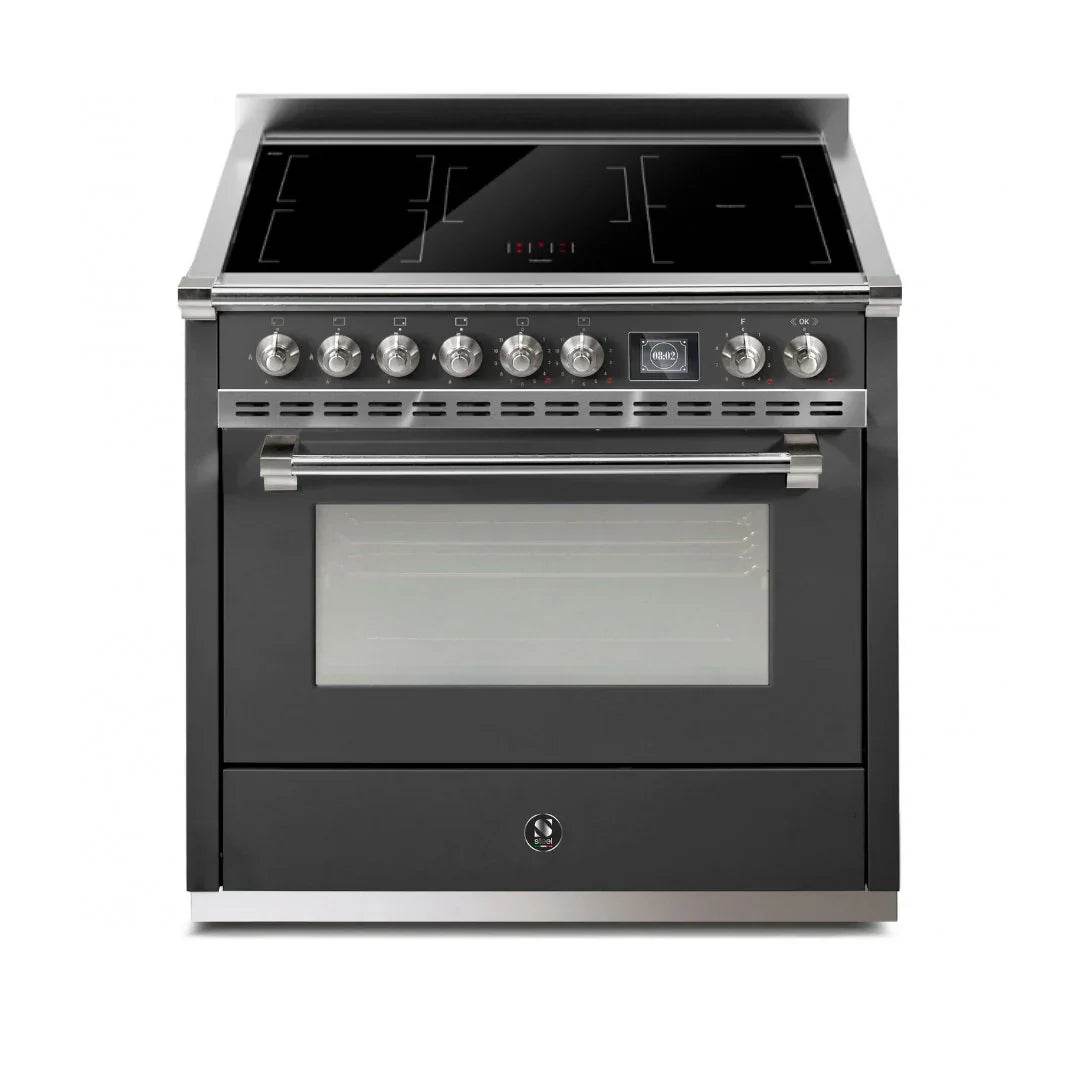 STEEL Cucine Ascot 90 cm - Induction - Carvers Interiors - Cookers and Bathroom Showroom Wolverhampton