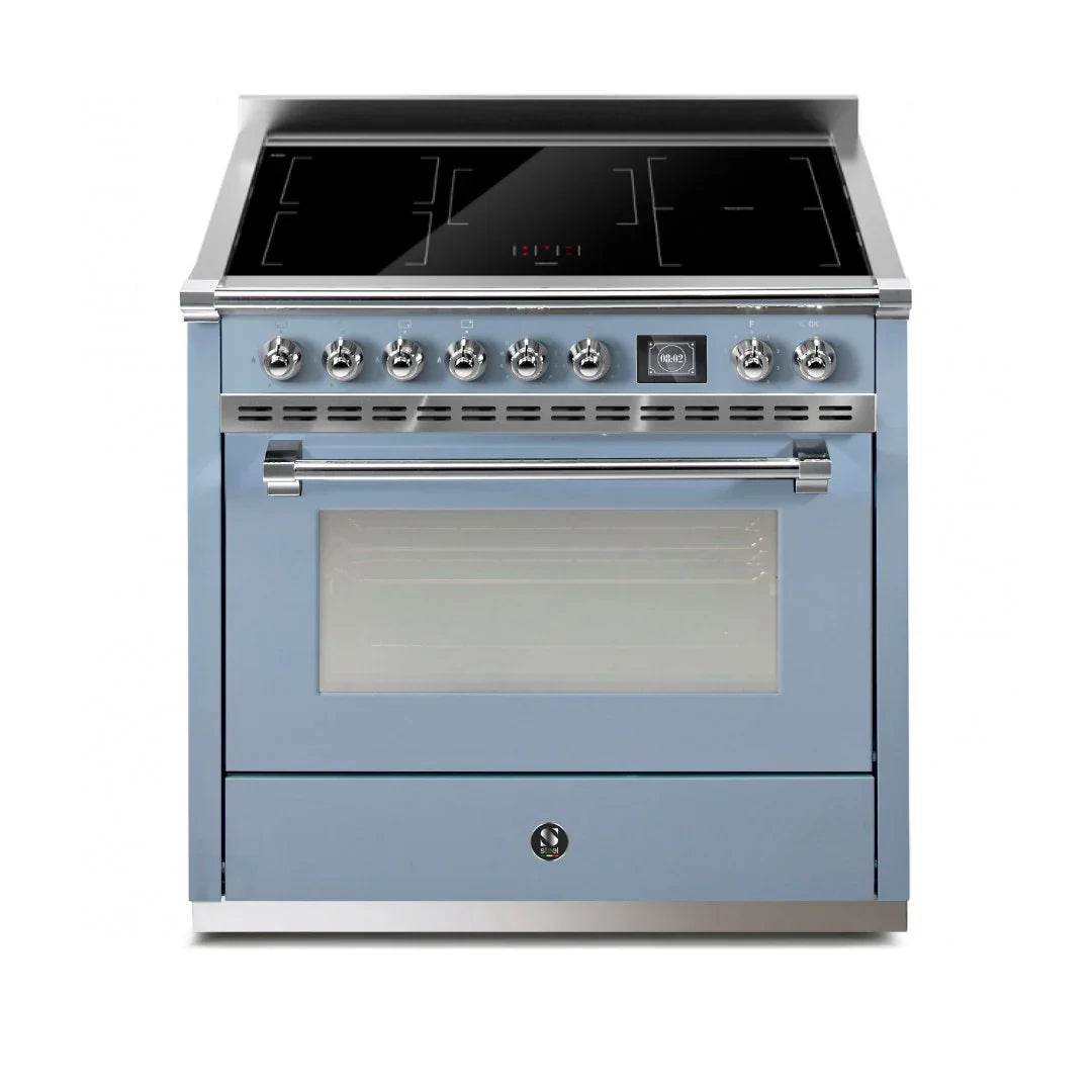 STEEL Cucine Ascot 90 cm - Induction - Carvers Interiors - Cookers and Bathroom Showroom Wolverhampton