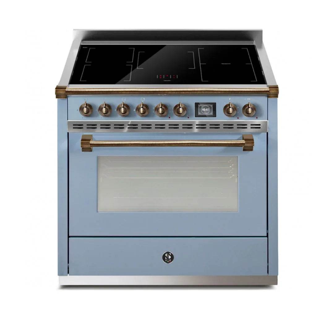 STEEL Cucine Ascot 90 cm - Induction - Carvers Interiors - Cookers and Bathroom Showroom Wolverhampton