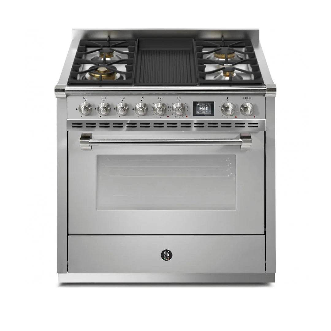 STEEL Cucine Ascot 90 cm - Mixed Hobs - Carvers Interiors - Cookers and Bathroom Showroom Wolverhampton