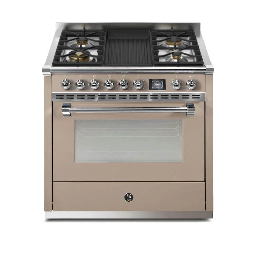STEEL Cucine Ascot 90 cm - Mixed Hobs - Carvers Interiors - Cookers and Bathroom Showroom Wolverhampton
