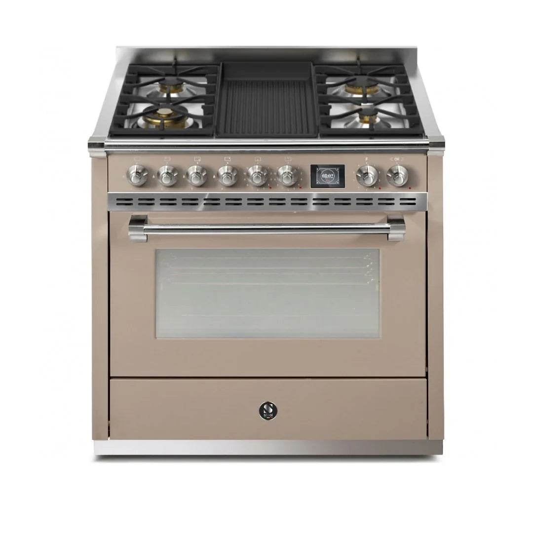 STEEL Cucine Ascot 90 cm - Mixed Hobs - Carvers Interiors - Cookers and Bathroom Showroom Wolverhampton