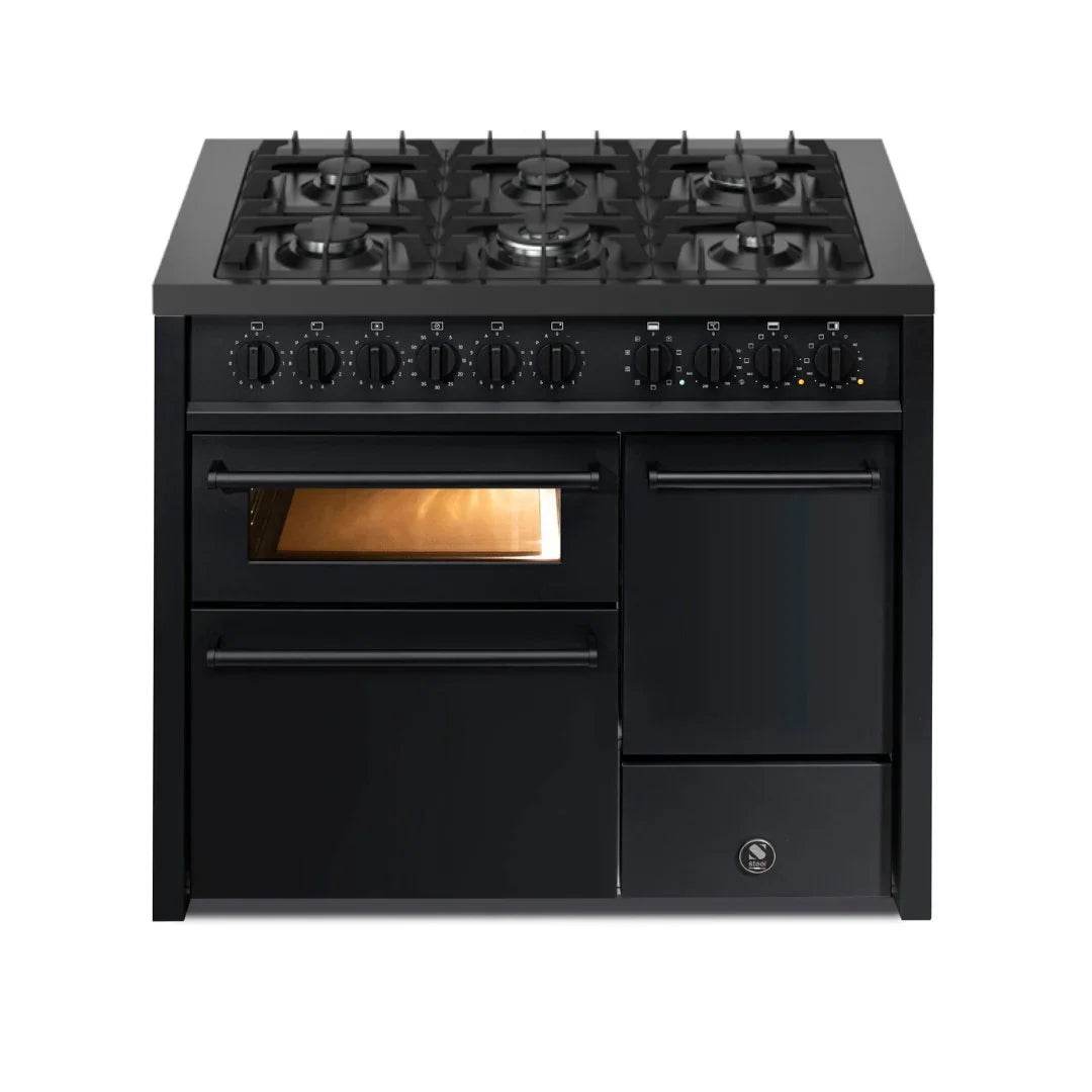 STEEL Cucine Enfasi 100 cm - All Black Edition - Carvers Interiors - Cookers and Bathroom Showroom Wolverhampton