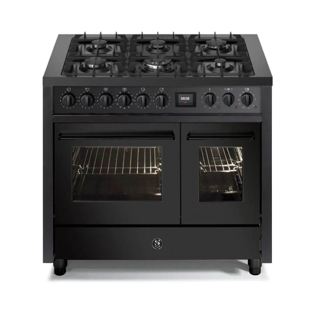 STEEL Cucine Enfasi 100/2 - All Black Edition - Carvers Interiors - Cookers and Bathroom Showroom Wolverhampton