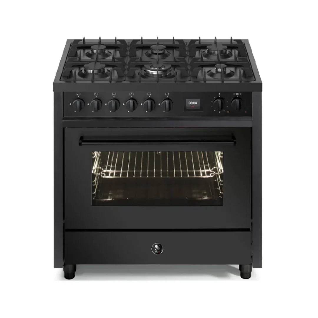 STEEL Cucine Enfasi 90 cm - All Black Edition - Carvers Interiors - Cookers and Bathroom Showroom Wolverhampton