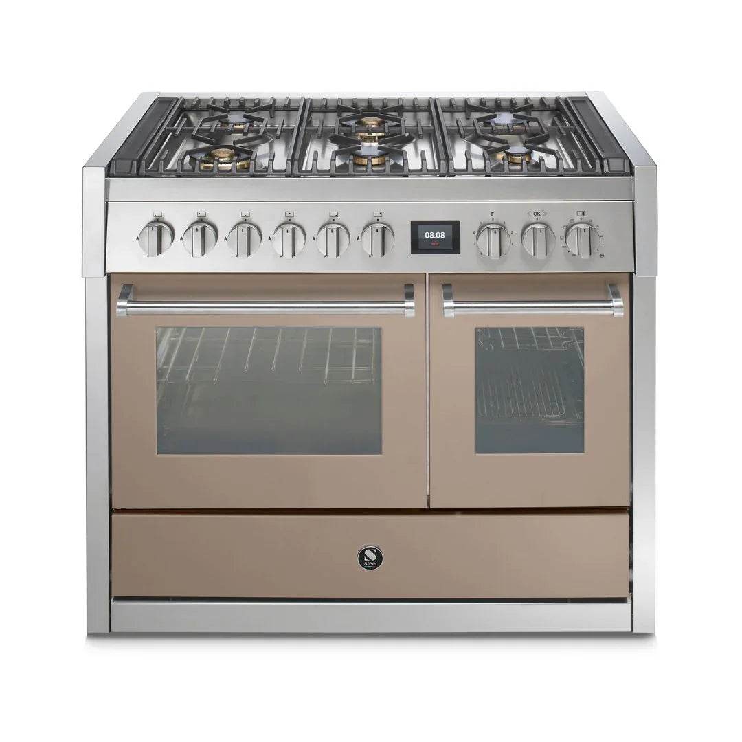 STEEL Cucine Genesi 100 cm - Double Oven - Carvers Interiors - Cookers and Bathroom Showroom Wolverhampton