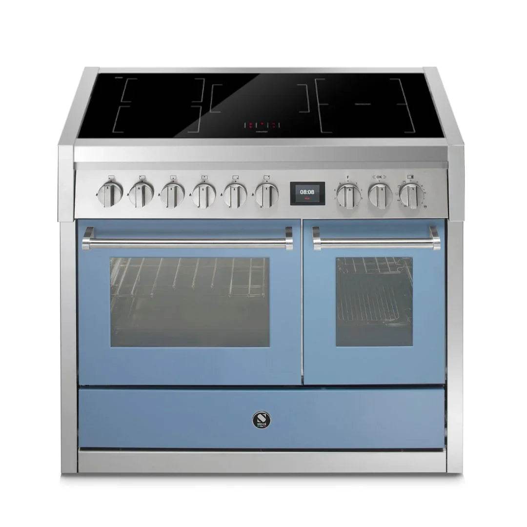 STEEL Cucine Genesi 100 cm - Double Oven - Carvers Interiors - Cookers and Bathroom Showroom Wolverhampton