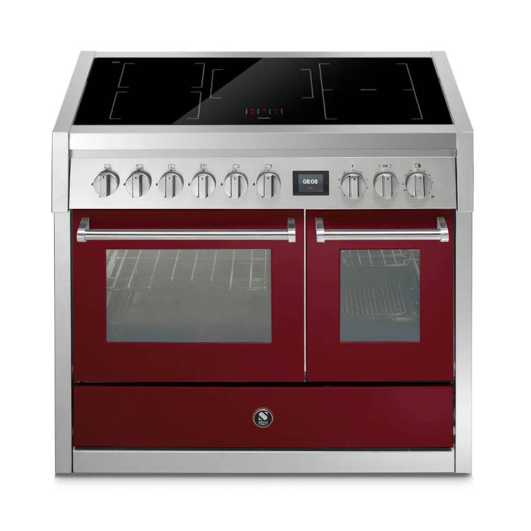 STEEL Cucine Genesi 100 cm - Double Oven - Carvers Interiors - Cookers and Bathroom Showroom Wolverhampton