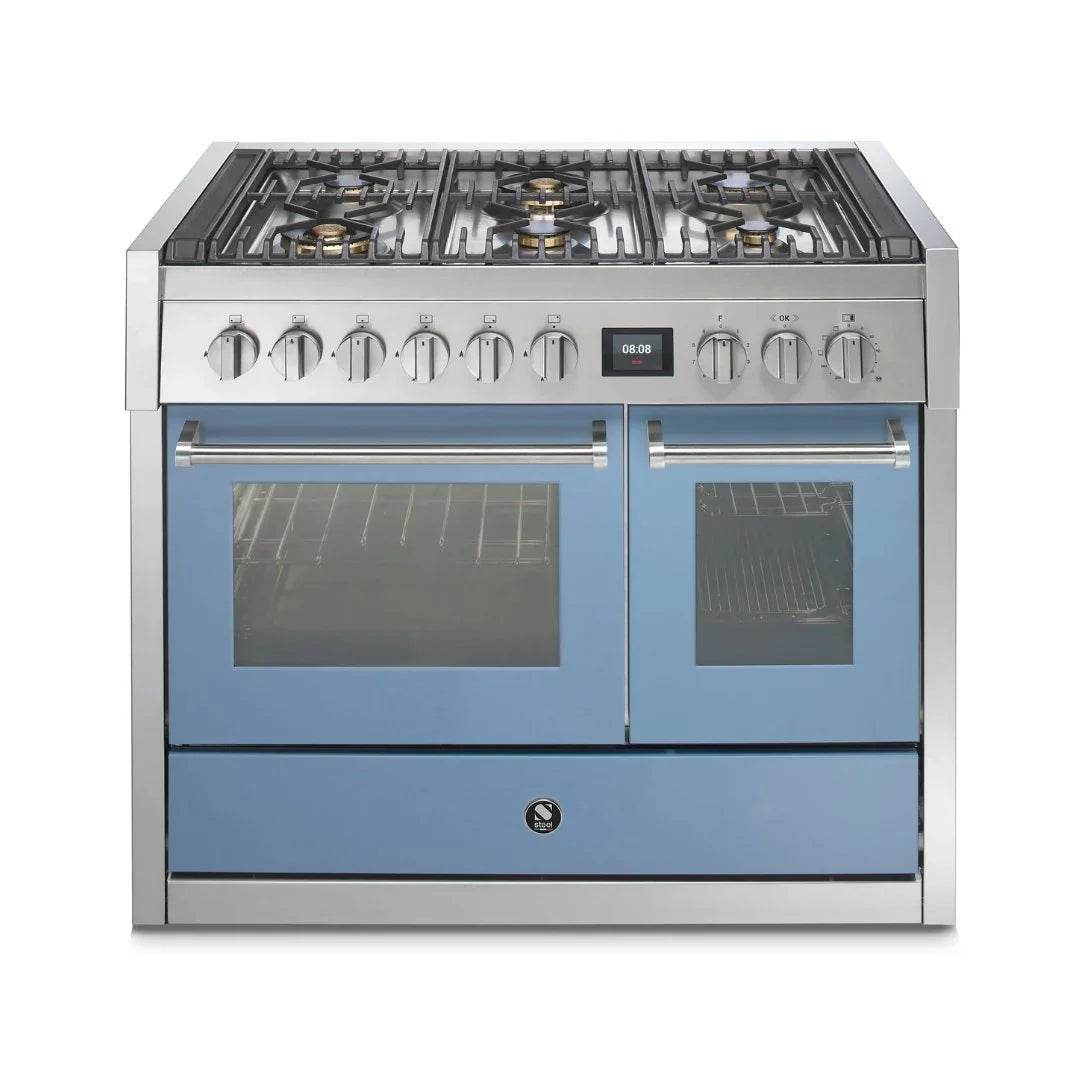 STEEL Cucine Genesi 100 cm - Double Oven - Carvers Interiors - Cookers and Bathroom Showroom Wolverhampton