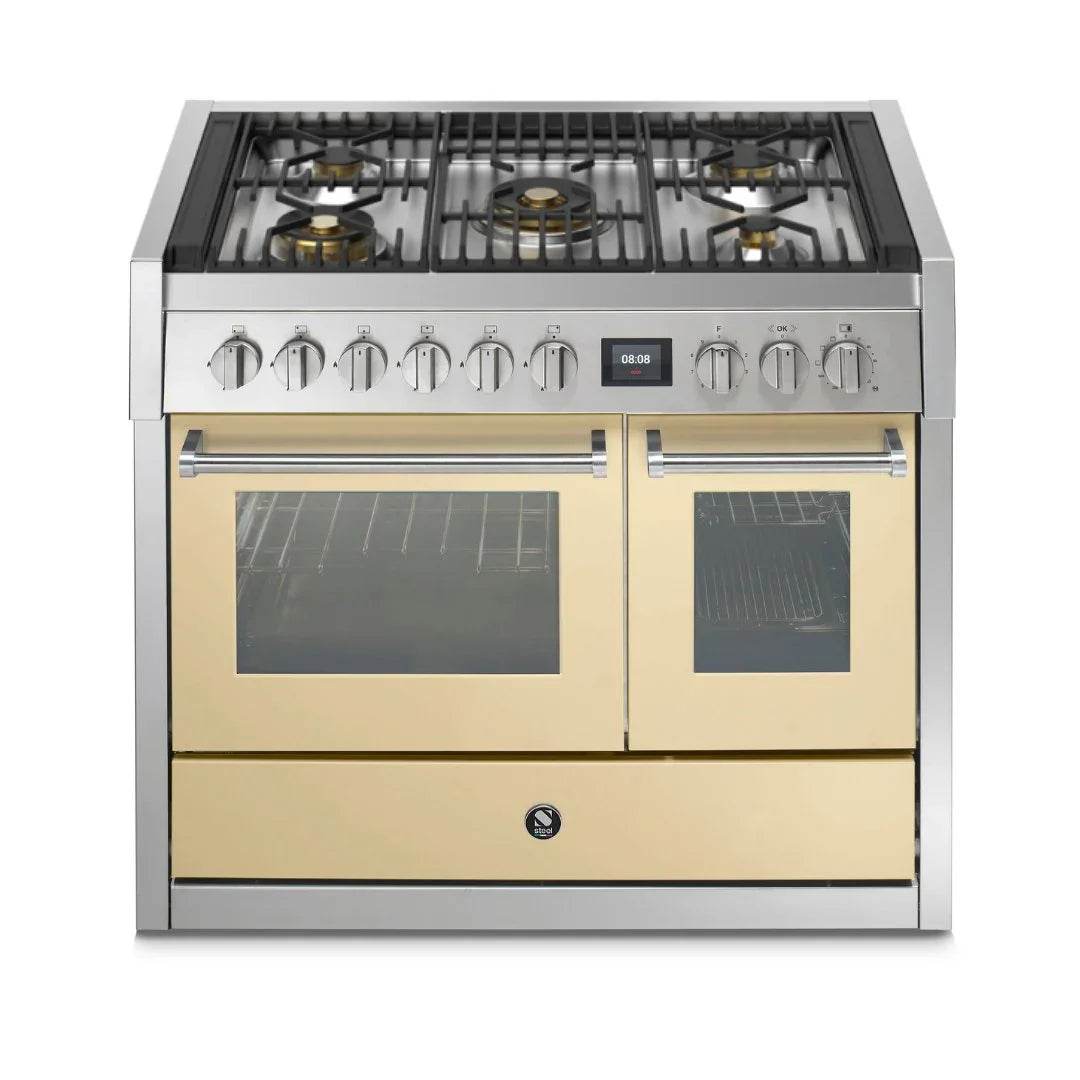 STEEL Cucine Genesi 100 cm - Double Oven - Carvers Interiors - Cookers and Bathroom Showroom Wolverhampton
