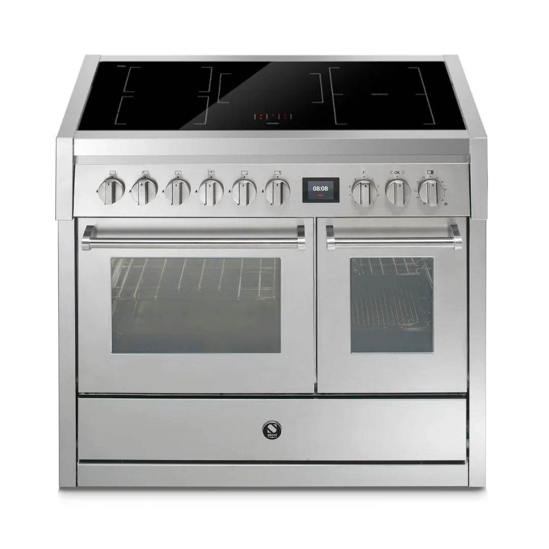STEEL Cucine Genesi 100 cm - Double Oven - Carvers Interiors - Cookers and Bathroom Showroom Wolverhampton