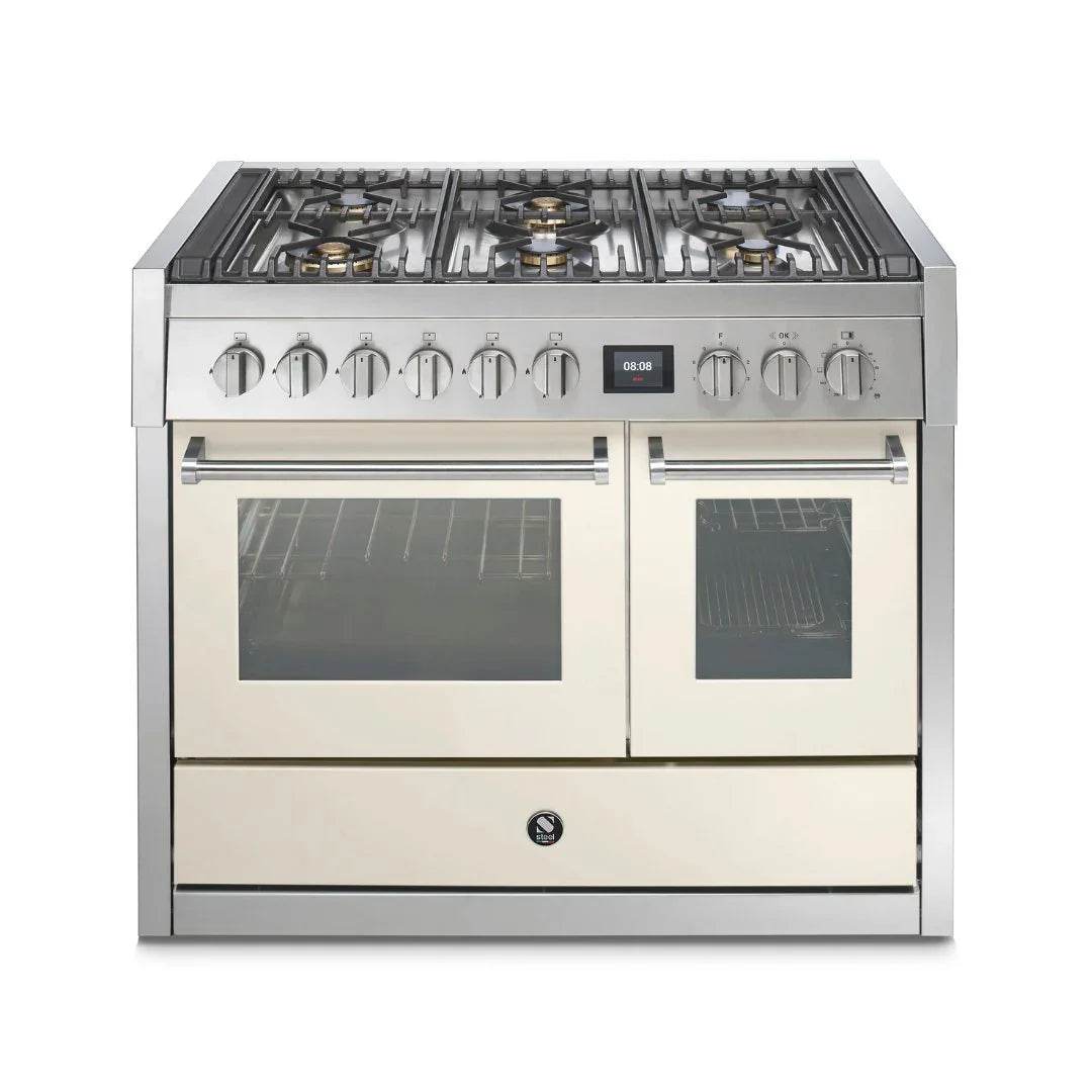 STEEL Cucine Genesi 100 cm - Double Oven - Carvers Interiors - Cookers and Bathroom Showroom Wolverhampton