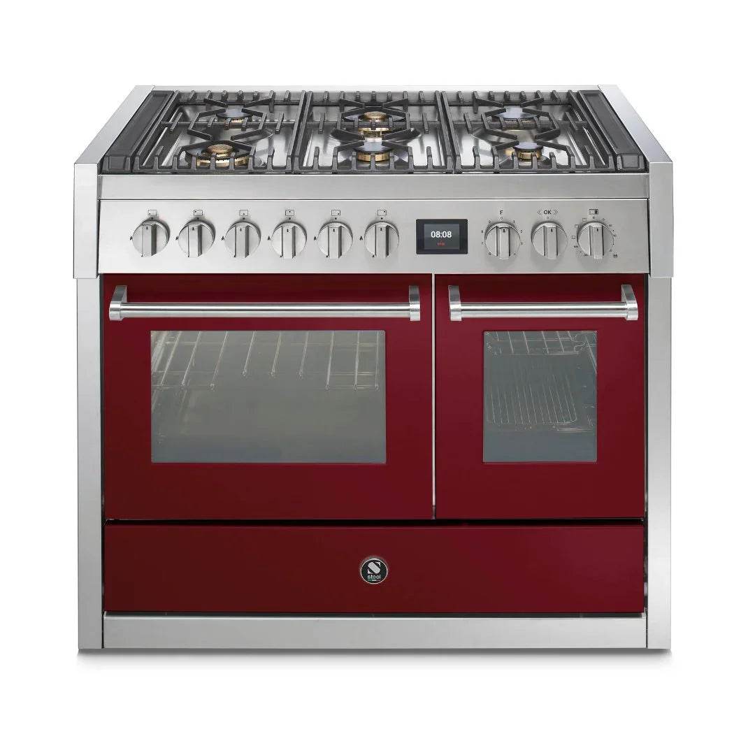 STEEL Cucine Genesi 100 cm - Double Oven - Carvers Interiors - Cookers and Bathroom Showroom Wolverhampton