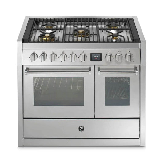 STEEL Cucine Genesi 100 cm - Double Oven - Carvers Interiors - Cookers and Bathroom Showroom Wolverhampton