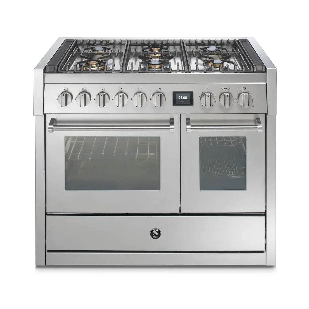 STEEL Cucine Genesi 100 cm - Double Oven - Carvers Interiors - Cookers and Bathroom Showroom Wolverhampton