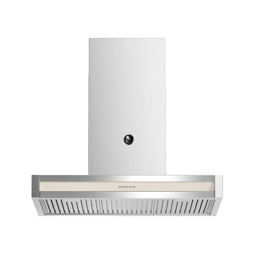 STEEL Cucine Genesi 100 cm Hood - Carvers Interiors - Cookers and Bathroom Showroom Wolverhampton