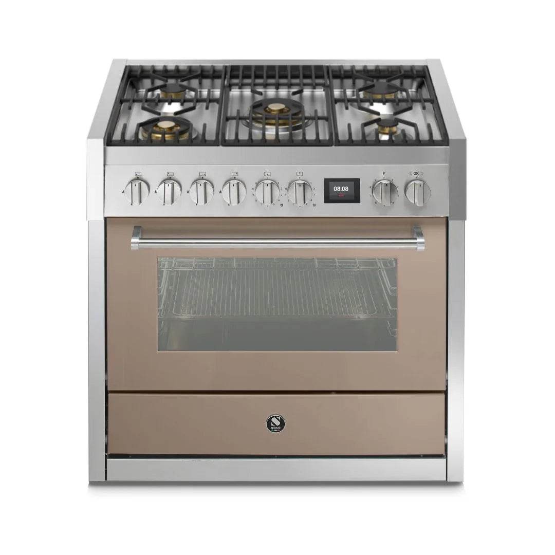 STEEL Cucine Genesi 90 cm - Carvers Interiors - Cookers and Bathroom Showroom Wolverhampton